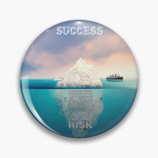 Item preview, Success iceberg poster designed and sold by xposedbydesign.