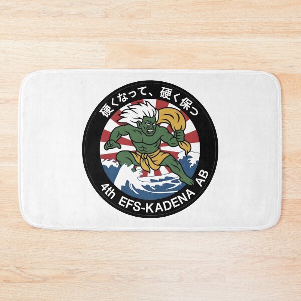 Item preview, USAF 4th Expeditionary Fighter Squadron Kadena Air Base Patch designed and sold by CharlieDesings.