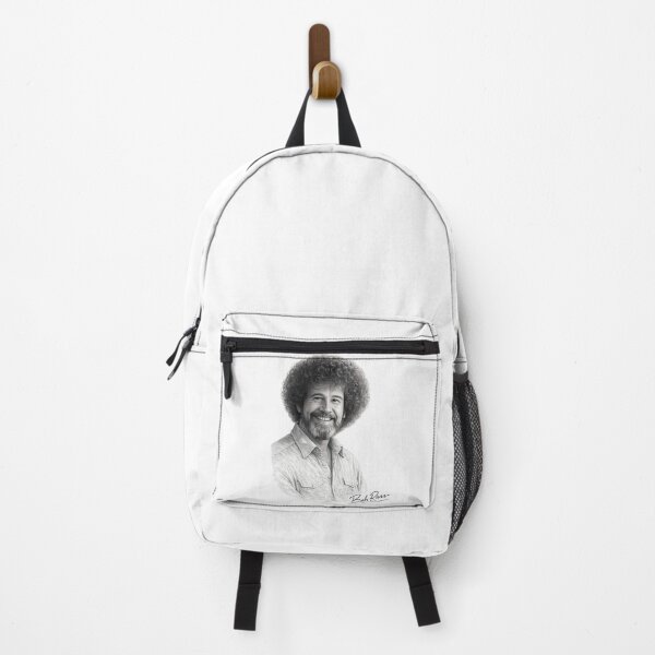 Item preview, Bob Ross Hand Drawn Pencil Portrait Fan Art designed and sold by karamram.