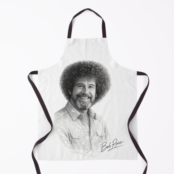 Item preview, Bob Ross Hand Drawn Pencil Portrait Fan Art designed and sold by karamram.