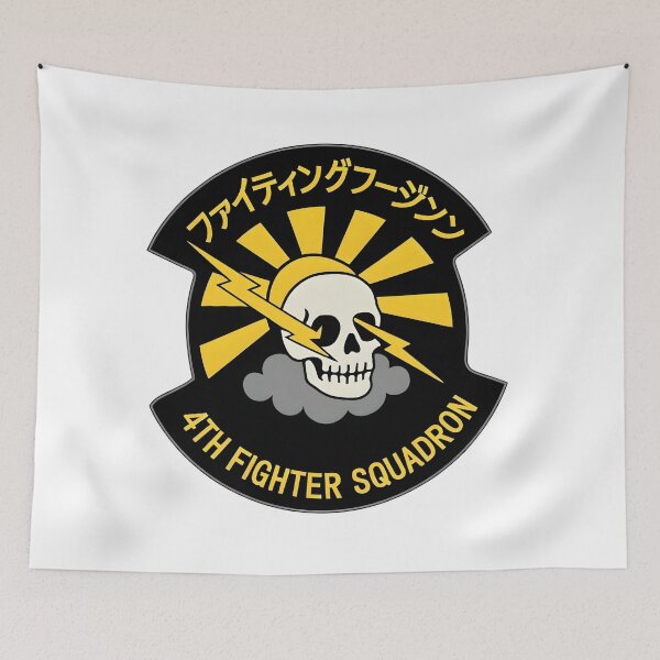 Item preview, USAF 4th Fighter Squadron "Fighting Fuujins" Heritage Patch designed and sold by CharlieDesings.