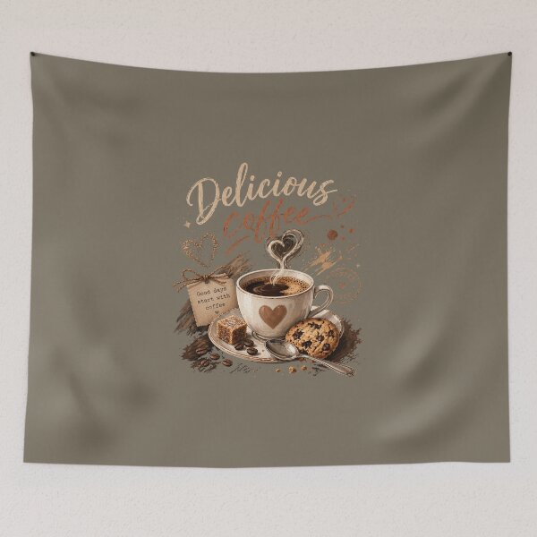 Item preview, Delicious Coffee T-Shirt – Cozy Coffee Lover Aesthetic. designed and sold by Aimetoi.