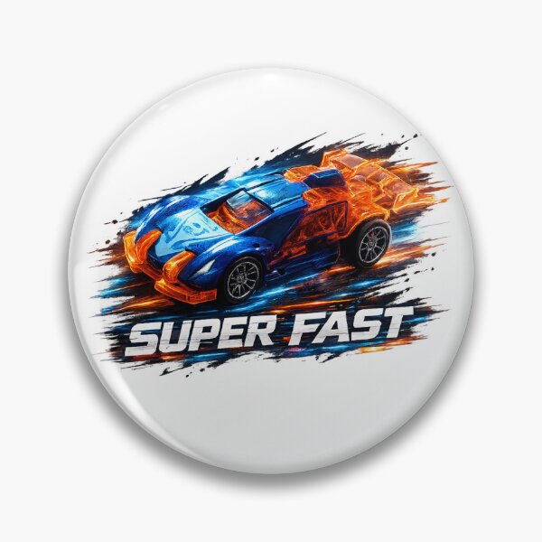 Item preview, Super Fast Racing Car – Glitch Speed Design | Futuristic Toy Car Art for T-Shirts & Stickers designed and sold by ahsanmughal.