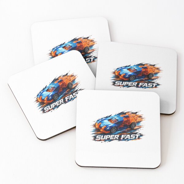 Item preview, Super Fast Racing Car – Glitch Speed Design | Futuristic Toy Car Art for T-Shirts & Stickers designed and sold by ahsanmughal.