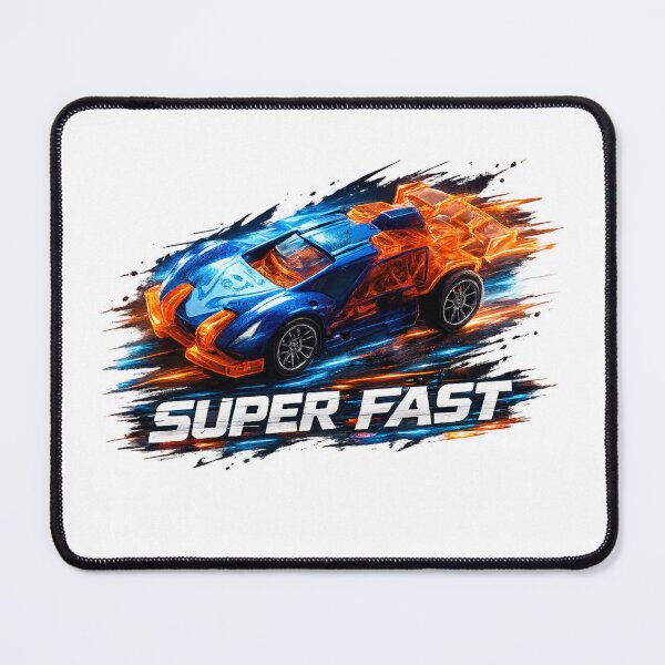 Item preview, Super Fast Racing Car – Glitch Speed Design | Futuristic Toy Car Art for T-Shirts & Stickers designed and sold by MysticForge Studio.
