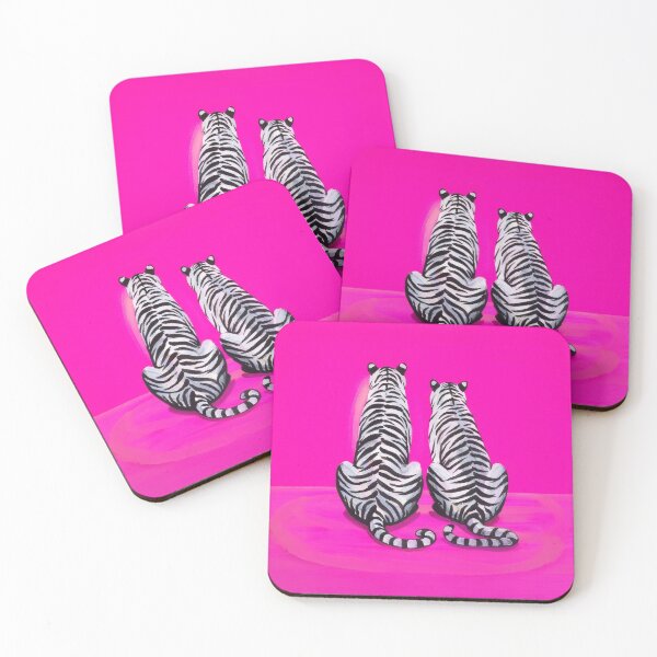 Item preview, Neon Pink Tigers designed and sold by Wildflower-Whim.
