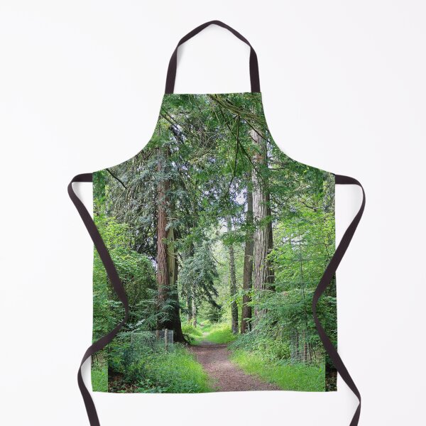 Item preview, Lush Woodland Path Through Ancient Tall Trees designed and sold by pinkal.