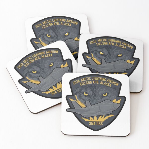 Item preview, USAF 2026 Arctic Lightning Airshow Eielson AFB 354 OSS Patch designed and sold by CharlieDesings.