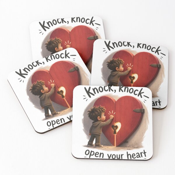 Item preview, Knock, knock—open your heart  designed and sold by DreamPrintForge.