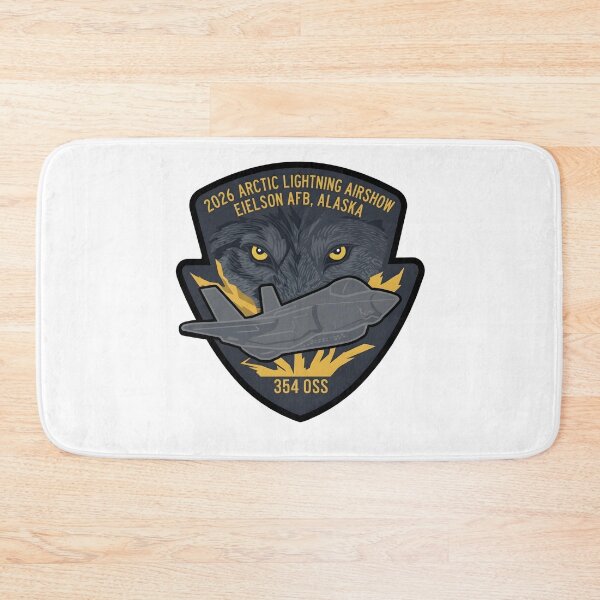 Item preview, USAF 2026 Arctic Lightning Airshow Eielson AFB 354 OSS Patch designed and sold by CharlieDesings.