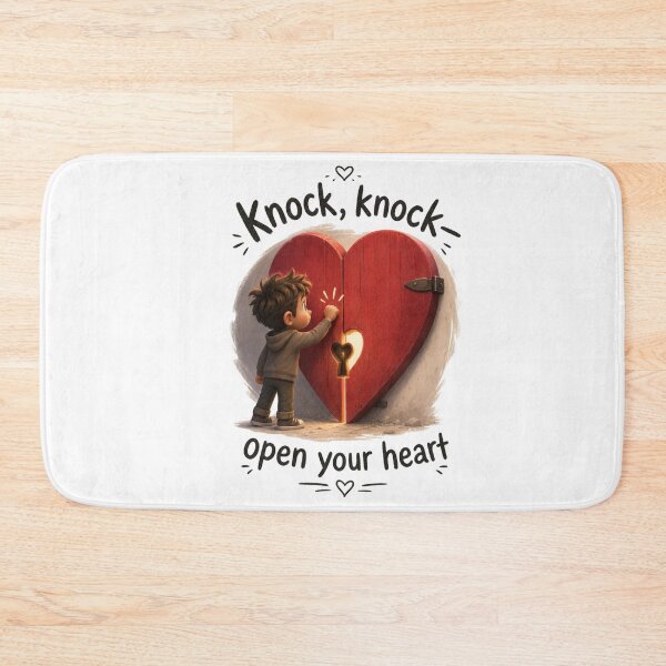 Item preview, Knock, knock—open your heart  designed and sold by DreamPrintForge.