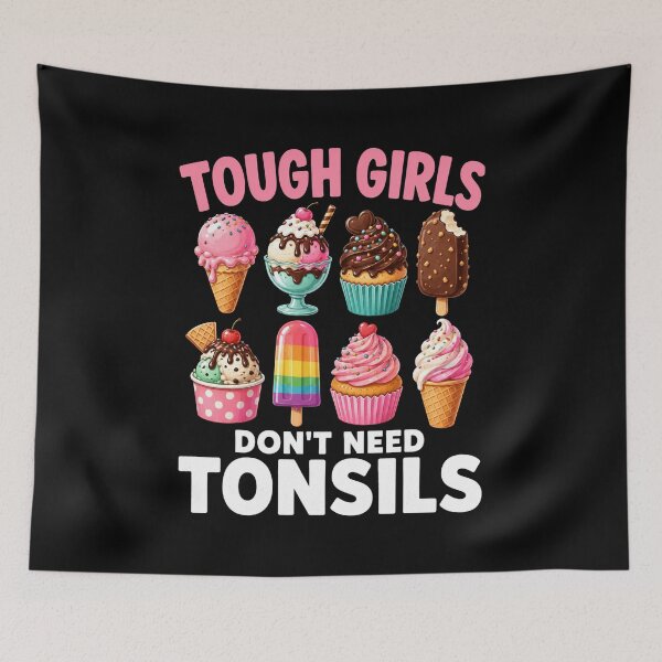 Item preview, Tonsil Removal Art for Girls Women Tonsils Out Tonsillectomy T-Shirt | Funny Recovery Graphic Gift designed and sold by Trendably.