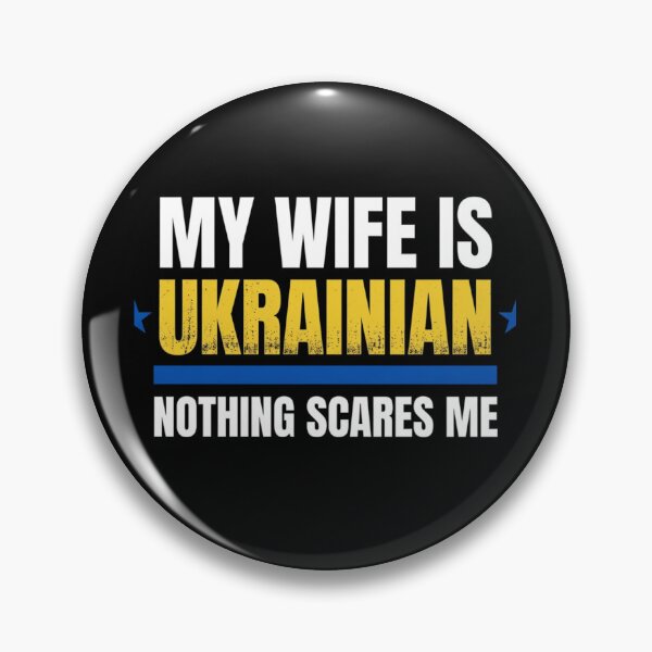 Item preview, My Wife Is Ukrainian Nothing Scares Me Bold Vintage Saying designed and sold by haitrieuic96.