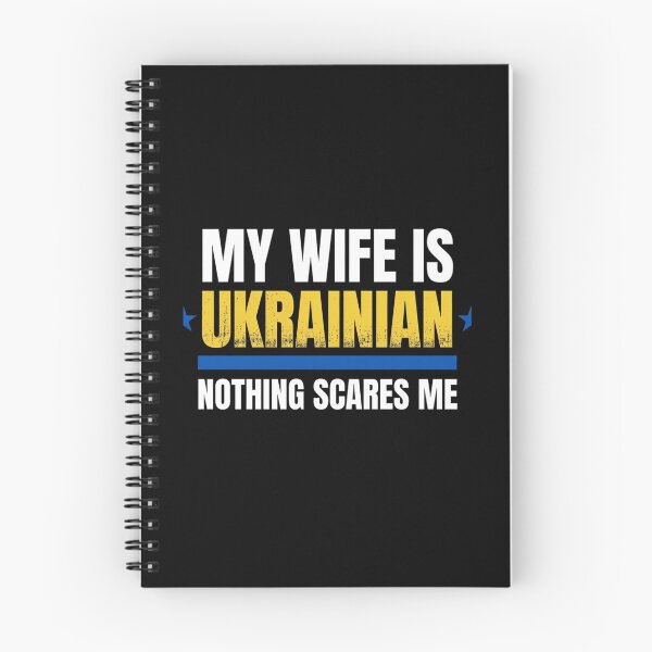 Item preview, My Wife Is Ukrainian Nothing Scares Me Bold Vintage Saying designed and sold by haitrieuic96.