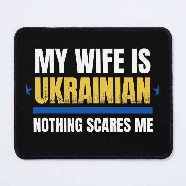 Item preview, My Wife Is Ukrainian Nothing Scares Me Bold Vintage Saying designed and sold by haitrieuic96.