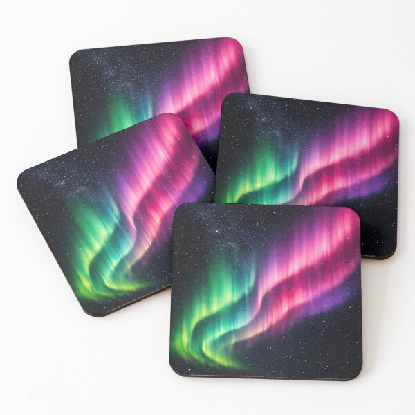 Item preview, magical aurora borealis over the night water designed and sold by Fotografin1981.
