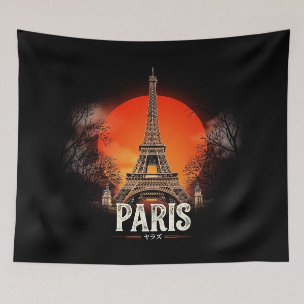 Item preview, Paris Eiffel Tower Vintage Sunset Travel Design designed and sold by Exodoi.