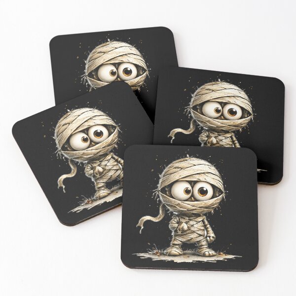 Item preview, Cute Kawaii Big Eye Mummy designed and sold by Teeny Quities.