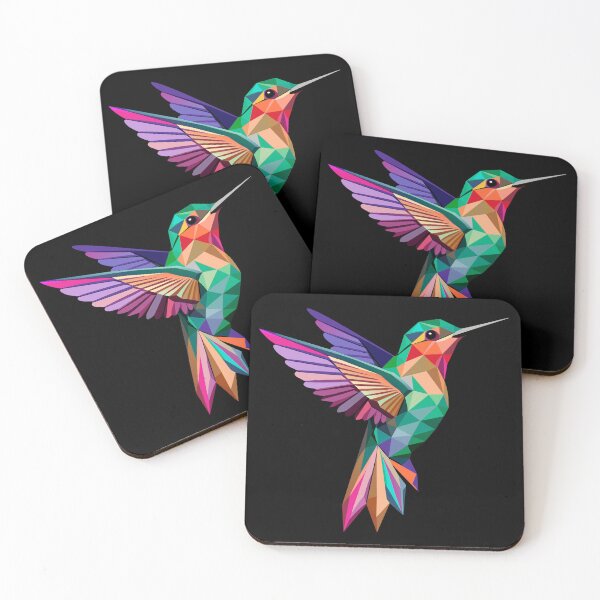 Item preview, Geometric Hummingbird designed and sold by aponwao.