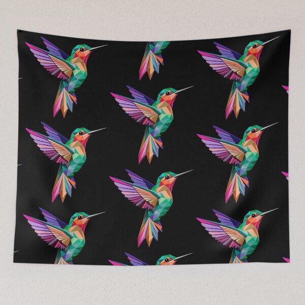 Item preview, Geometric Hummingbird designed and sold by aponwao.