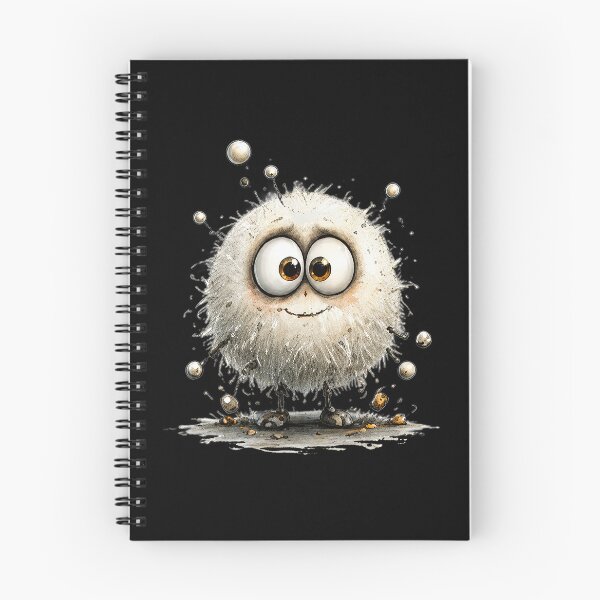 Item preview, Cute Fluffy White Monster designed and sold by Teeny Quities.