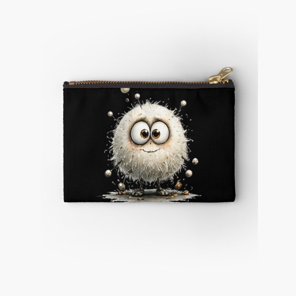 Item preview, Cute Fluffy White Monster designed and sold by Teeny Quities.