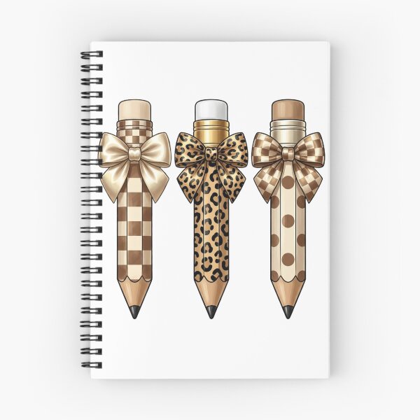 Item preview, Neutral Leopard And Checkerboard Teacher Pencil Aesthetic Back To School designed and sold by raedattia.