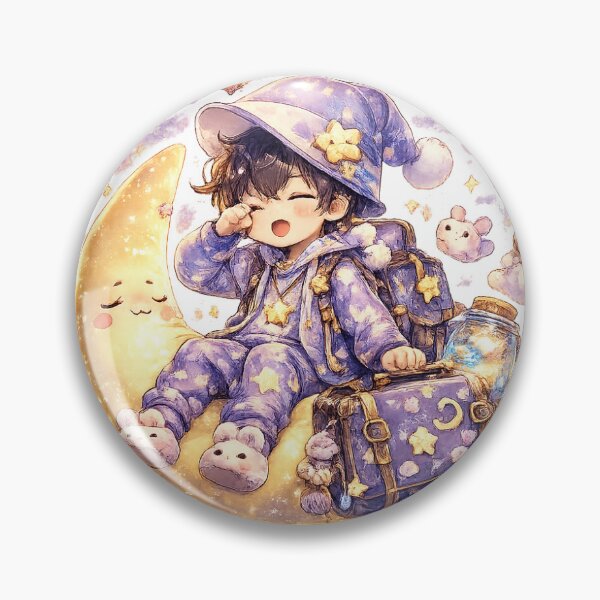Item preview, Moon Pillow Traveler Sticker designed and sold by blossomfun.