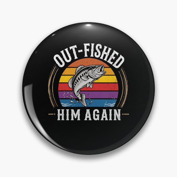 Item preview, Funny Women Who Fish Out-Fished Him Again Retro Bass Sunset Graphic designed and sold by haitrieuic96.