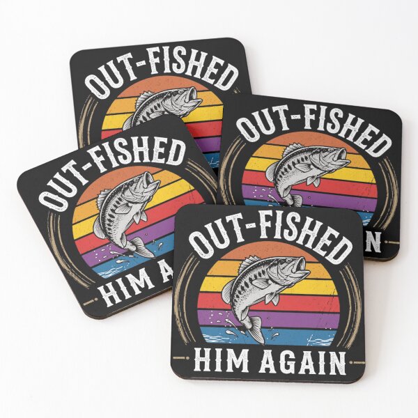 Item preview, Funny Women Who Fish Out-Fished Him Again Retro Bass Sunset Graphic designed and sold by haitrieuic96.