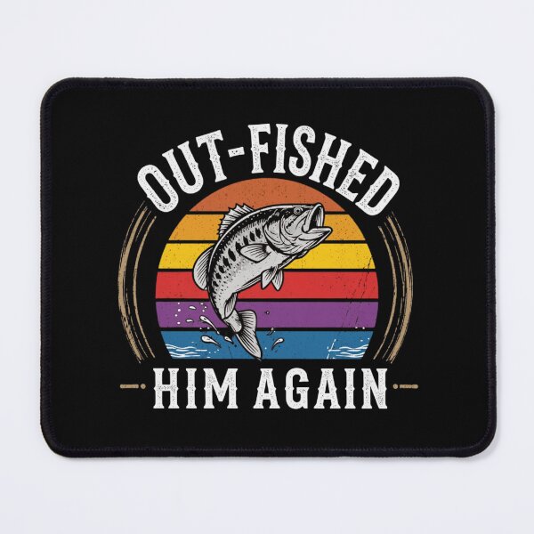 Item preview, Funny Women Who Fish Out-Fished Him Again Retro Bass Sunset Graphic designed and sold by haitrieuic96.