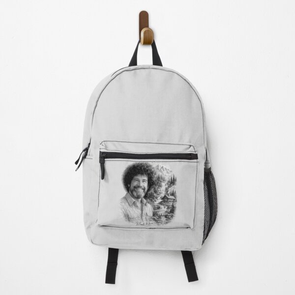 Item preview, Bob Ross Hand-Drawn Nature Portrait designed and sold by karamram.