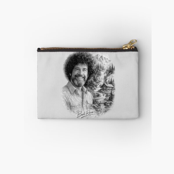 Item preview, Bob Ross Hand-Drawn Nature Portrait designed and sold by karamram.