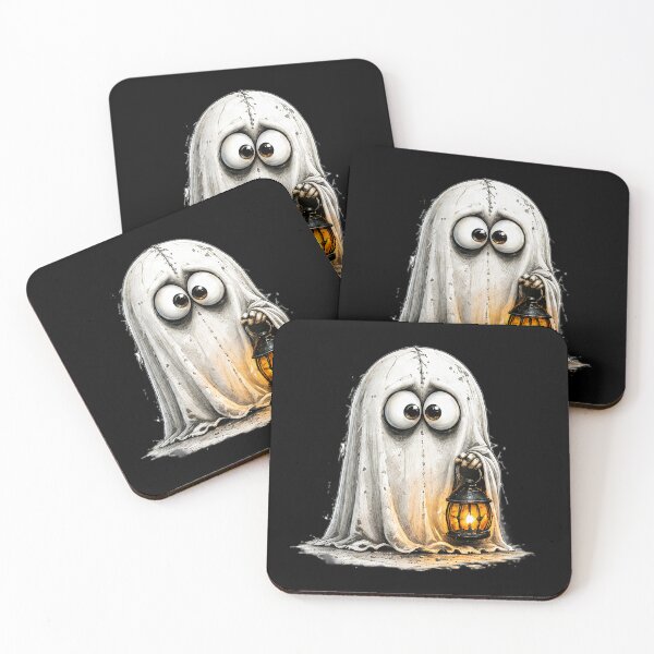Item preview, Cute Ghost Holding a Lantern designed and sold by Teeny Quities.