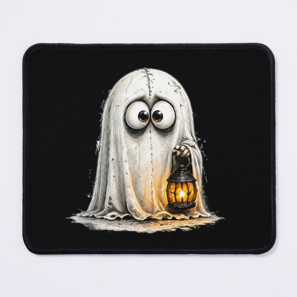 Item preview, Cute Ghost Holding a Lantern designed and sold by Teeny Quities.