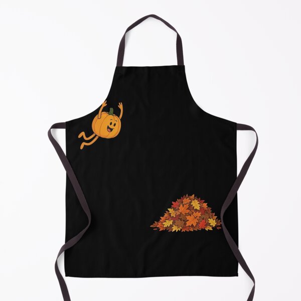 Item preview, Cute Happy Pumpkin Jumping Into Fall Autumn Leaves designed and sold by haitrieuic96.