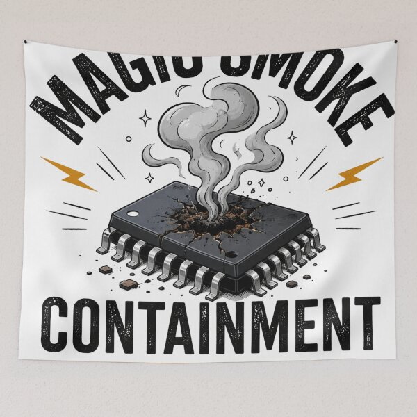 Item preview, Magic Smoke Containment Engineer Design designed and sold by Mosslume Studio.