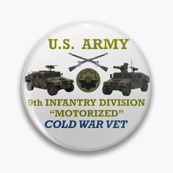Item preview, U.S. ARMY  9th Infantry Division COLD WAR VET designed and sold by Code7c.