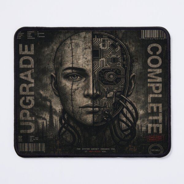 Item preview, Upgrade Complete | Dystopian Cyberpunk Art designed and sold by FadedFrequency.