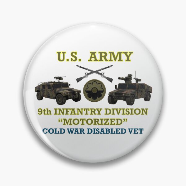 Artikelvorschau, US-Army, 9. Infanteriedivision, Kriegsversehrter Veteran des Kalten Krieges entworfen und verkauft von Code7c.