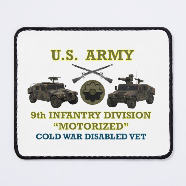 Item preview, U.S. ARMY  9th Infantry Division COLD WAR DISABLED VET designed and sold by Code7c.