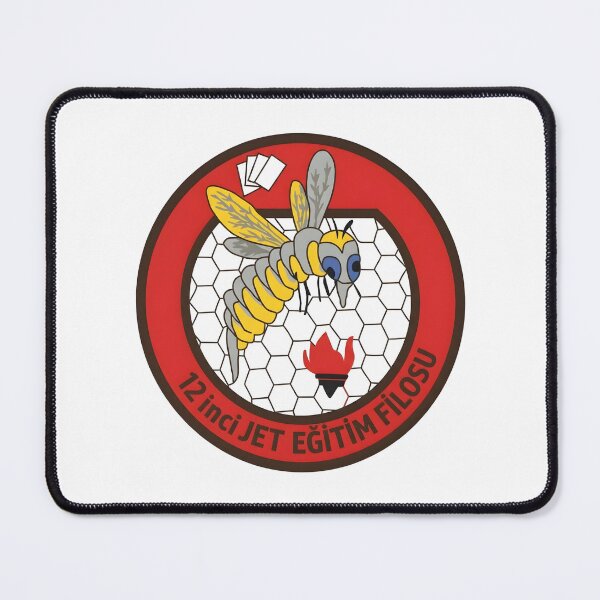 Item preview, Turkish Air Force 121st Jet Training Squadron "Arılar" Patch designed and sold by CharlieDesings.