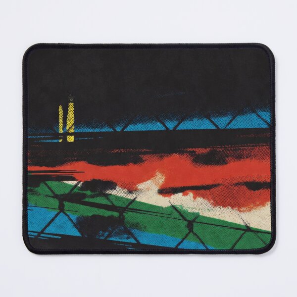 Item preview, Fenced-In Bars | Audio Visualizer Art designed and sold by shopbloombloom.