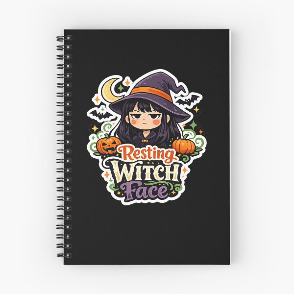 Item preview, Resting Witch Face designed and sold by RetroPlus.