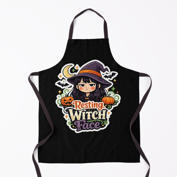 Item preview, Resting Witch Face designed and sold by RetroPlus.