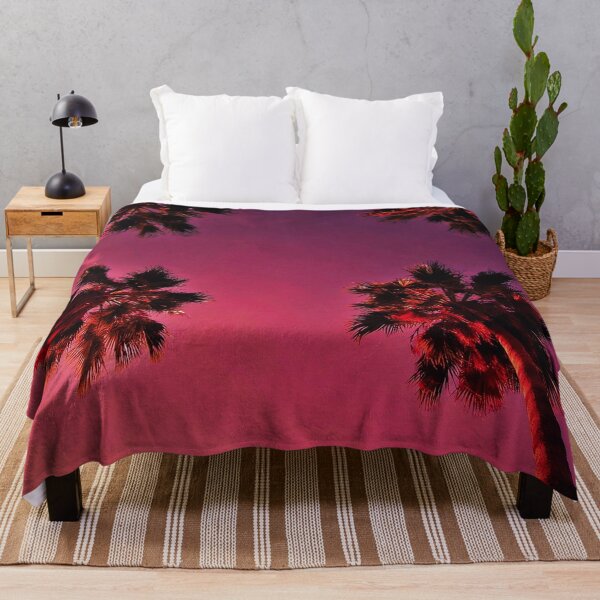 Item preview, Tropical Palm Trees at Sunset Retro Summer Vibes designed and sold by Exodoi.