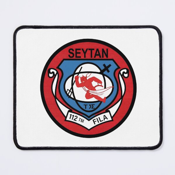 Item preview, Turkish Air Force 112th Fighter Squadron "Şeytan" Patch designed and sold by CharlieDesings.