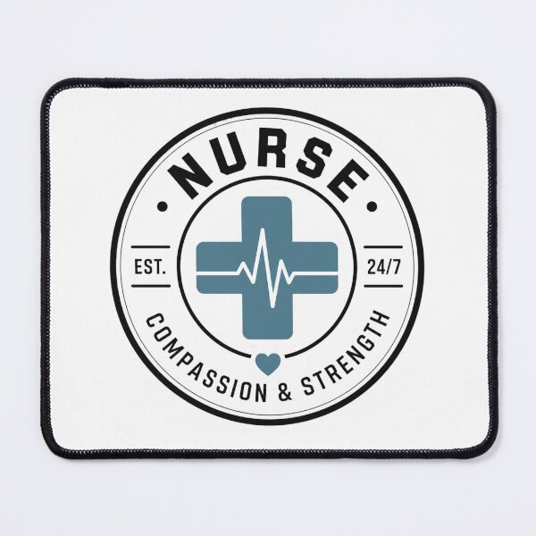 Item preview, Minimalist Nursing Badge Emblem designed and sold by teemix.