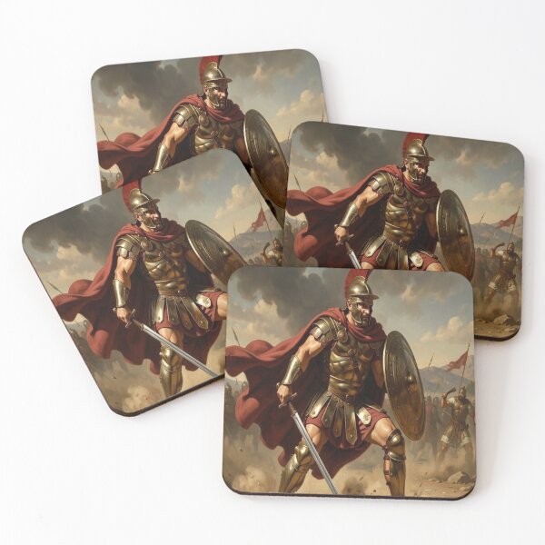 Item preview, Gloria Exercitus! Roman Soldier Warrior in full armour. designed and sold by Letsby Avenue.