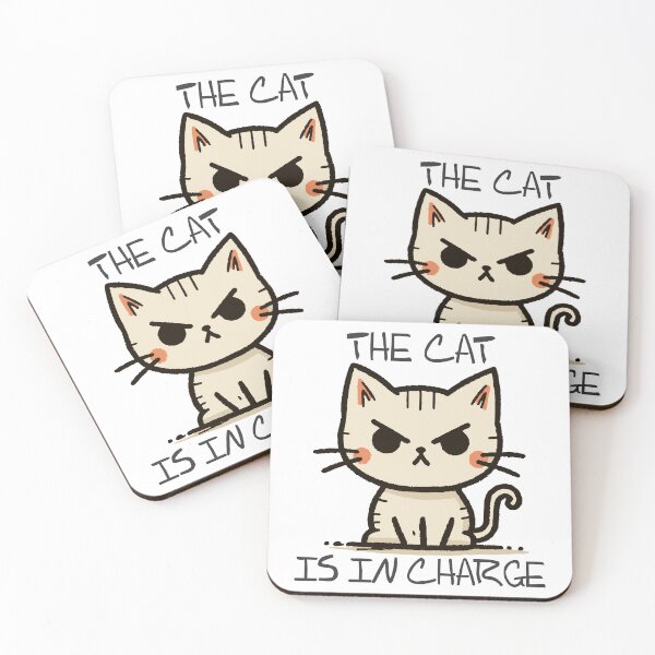 Item preview, The cat is in charge designed and sold by AnyGil.